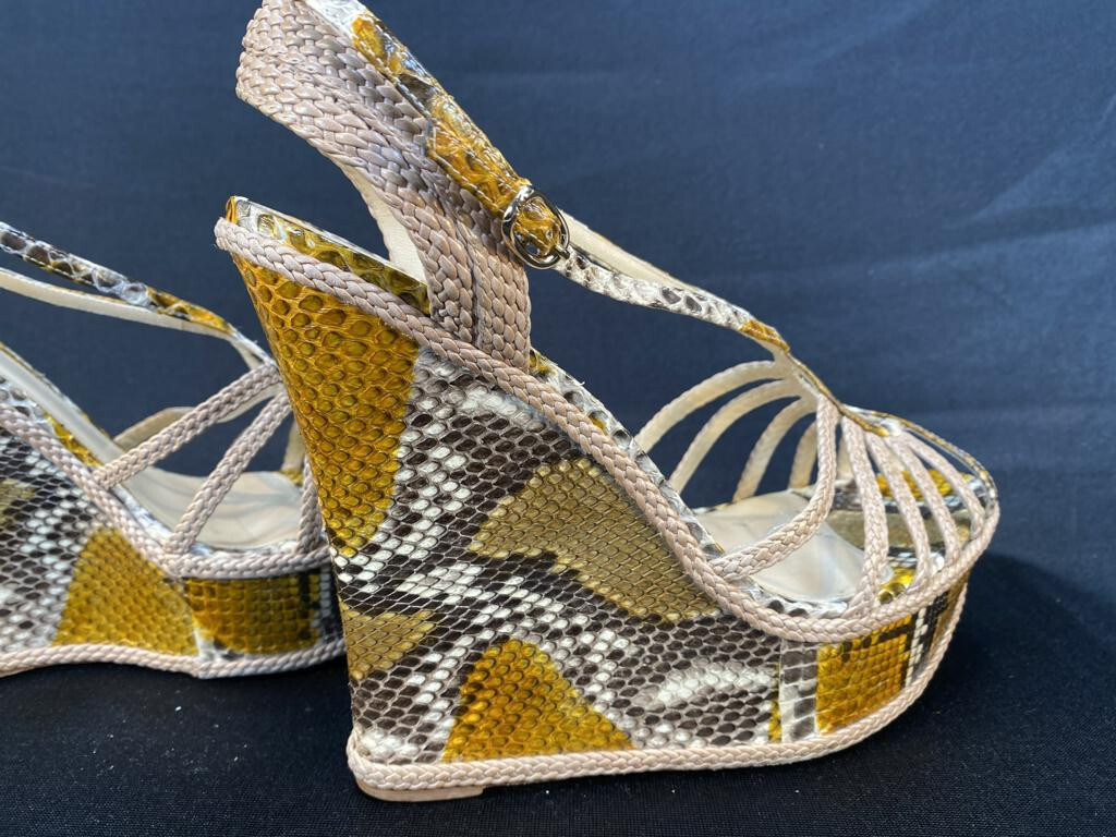 "Alexandre Birman" Pumps, Genuine Python Snake, H… - image 5