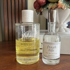 Fresh Life Body Oil 3.3oz  EDP Spray 1 oz 50 Fill See photos