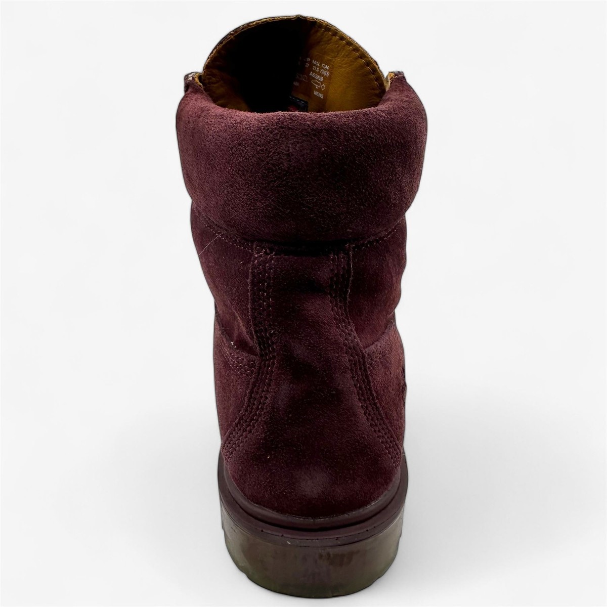 Timberland 6 Inch Premium Autumn Lead Dark Burgundy Mens 