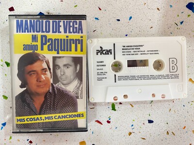 Manolo Von Vega Mi Amigo Paquirri Mis Stuff Mis Canciones Tape Kassette Tape