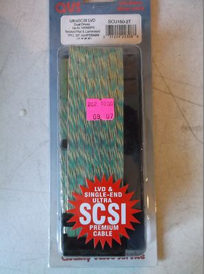 NEW QVS SCU160-2T Ultra SCSI LVD 30'' Cable  *FREE SHIPPING*