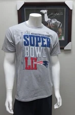 NFL Pro Line New England Patriots Super Bowl LII Grey Mens T-Shirt NWT