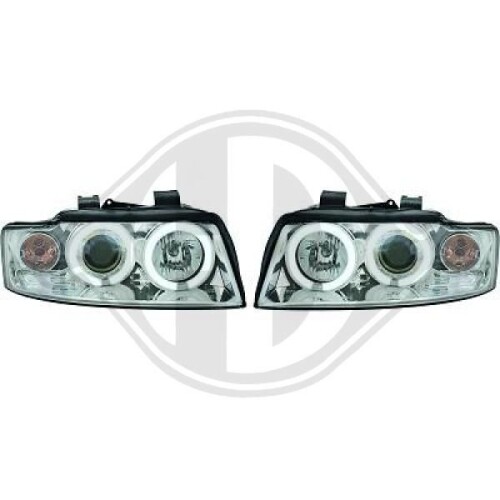 Phare Gauche Ford Focus III 08-11 : H7/H1, Chrome, DEPO/TYC, Qualité Allemande - 3