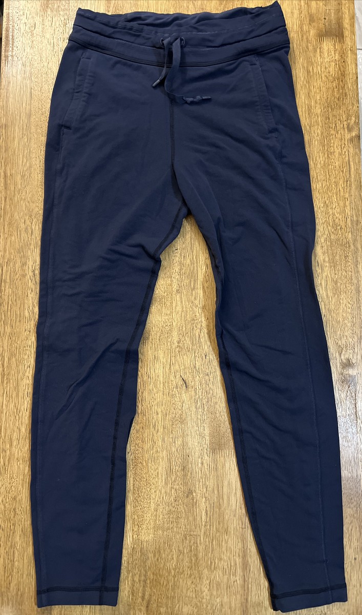 ヨガ lululemon - lululemon pants size4 *outlet* Lululemon Jogger Pants Women's Navy Blue Sz 4 Nulux High