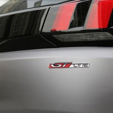 For Peugeot 3008 5008 Gt Line Accessories Car Side Emblem Stickers Rear Trunk