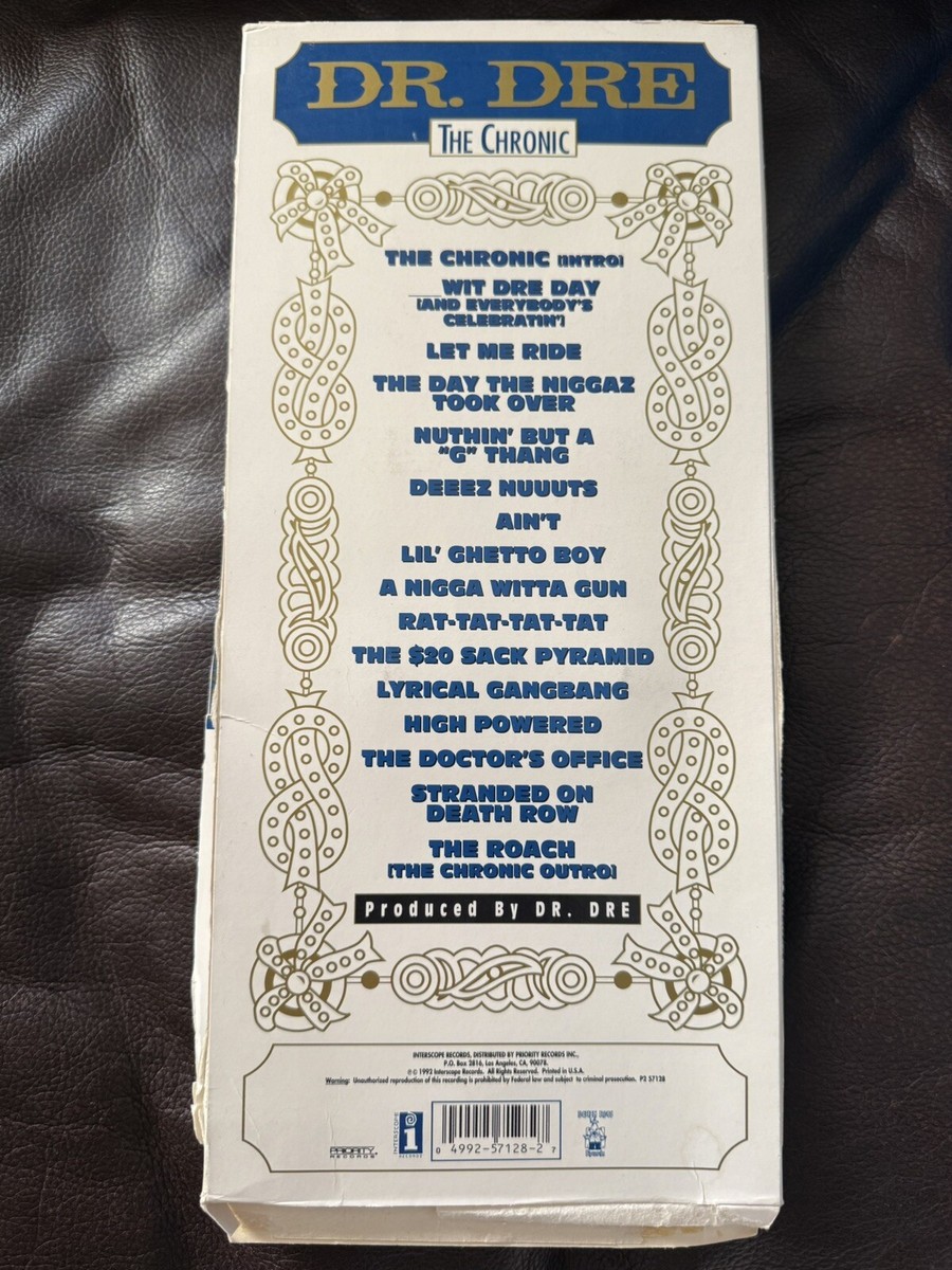 OG FIRST WEEK PRINT 1992 💨 Dr. Dre “The Chronic” Long Box Death