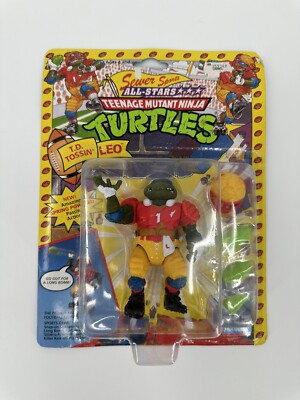 1991 Playmates TEENAGE MUTANT NINJA TURLES TMNT Sewer Sports T. D. Tossin' LEO