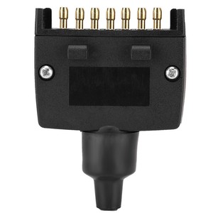 Australian 7 Pin Flat Male Trailer Socket Plug Connector Adapter for