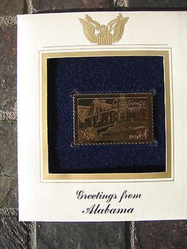 2002 ALABAMA Greetings From America replica Gold Stamp Golden CO