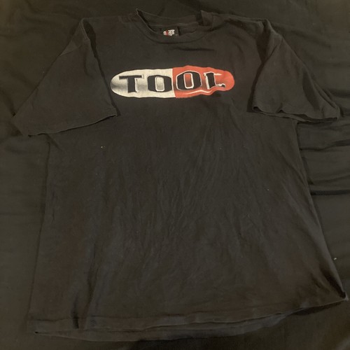 Vintage 1999 TOOL Band Pill Logo T 