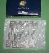 FIC3 Lot 10 KEY BLANKS Keys For Fic RV & Trailer Made in USA by ILCO 1681 / FIC3