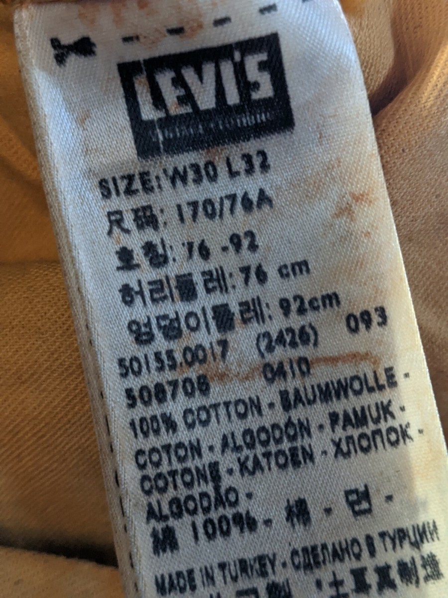 LEVI LVC 501XX VINTAGE 1955 BIG E RED LINE SELVEDGE JEANS 30 LEVI LVC 501XX VINTAGE 1955 BIG E RED LINE SELVEDGE JEANS 30