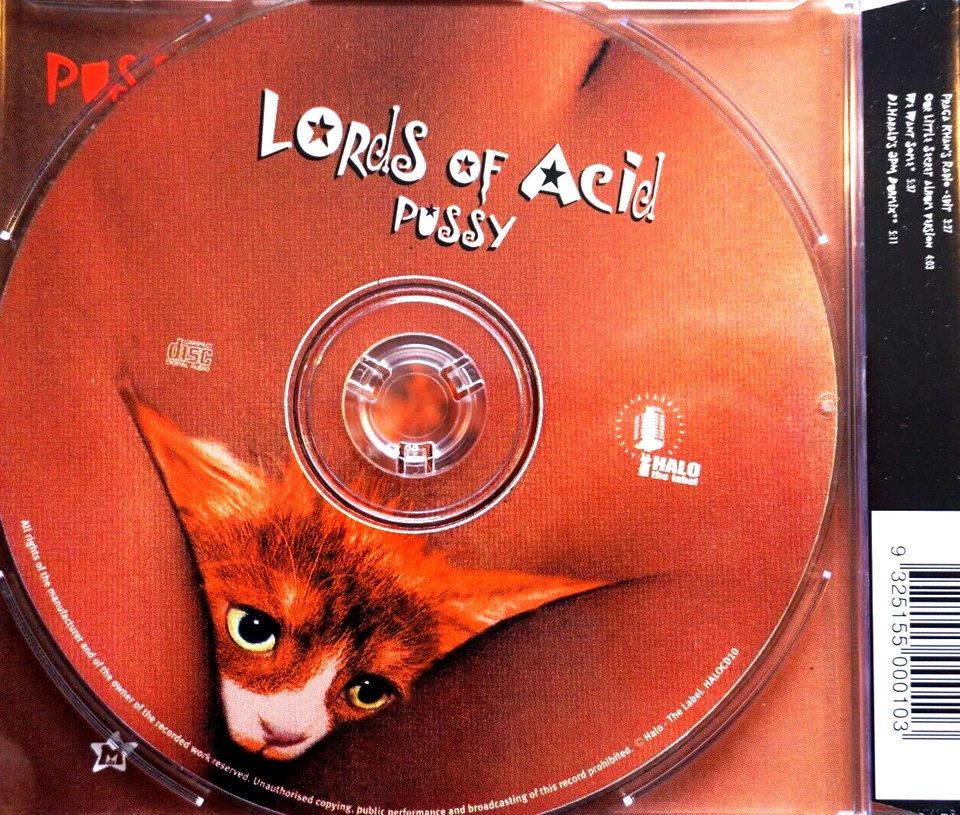 Lords Of Acid - Pussy - CD, VG - Image 2 of 2