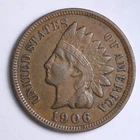 1906 Indian Head Cent Penny VF / XF SHARP LIBERTY