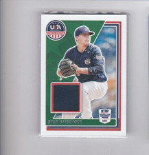 RYAN SPESHYOCK '22 USA BASEBALL STARS & STRIPES GAME WORN JERSEY ROOKIE CARD