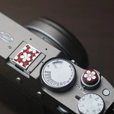 For Sony Canon Nikon Fuji and other Aluminum Alloy Hot Shoe Cover Shutter Button