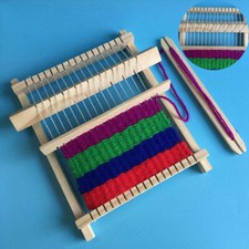 Hand DIY Wooden Yarn Loom Craft Weaving Knitting Kids Craft Machine Educational