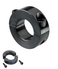 1" Bore Double Split Shaft Locking Collar Black Oxide Finish
