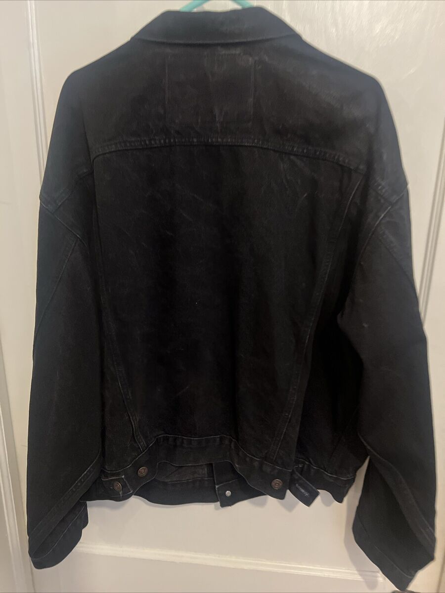 Vintage Levis Black Denim Jacket - 70598-4159 Size XL | eBay Vintage Levis Black Denim Jacket - 70598-4159 Size XL | eBay
