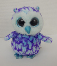 Ty *Beanie Boos~ 'Oscar' the Owl*2015* NO Hang Tag/Faded & Written On Tush Tag