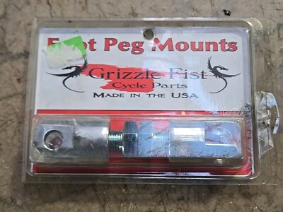 HPB-590 Grizzle Fist Cycle Parts Universal Billet Foot Pegs Mounts