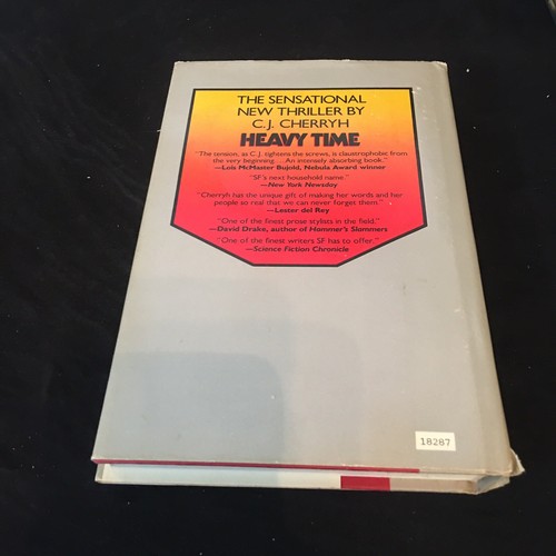 HEAVY TIME by C.J. Cherryh (1991) Warner Books HCDJ - Picture 2 of 6