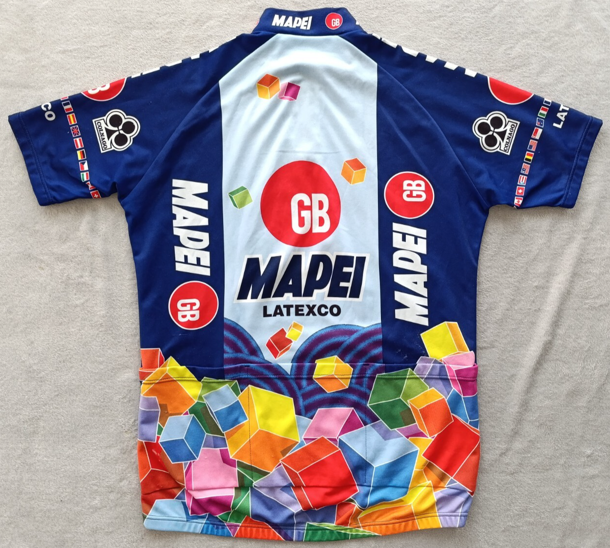 Mapei vintage cycling jersey Tour de France 90s - Pulling Turns