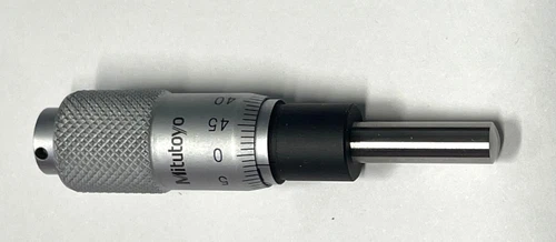Mitutoyo 148-801 Common Small Size Micrometer Head, 0-13mm, 0.01mm Graduation