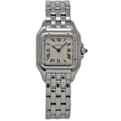 Cartier Panthere 1320 22mm White Roman Stainless Steel