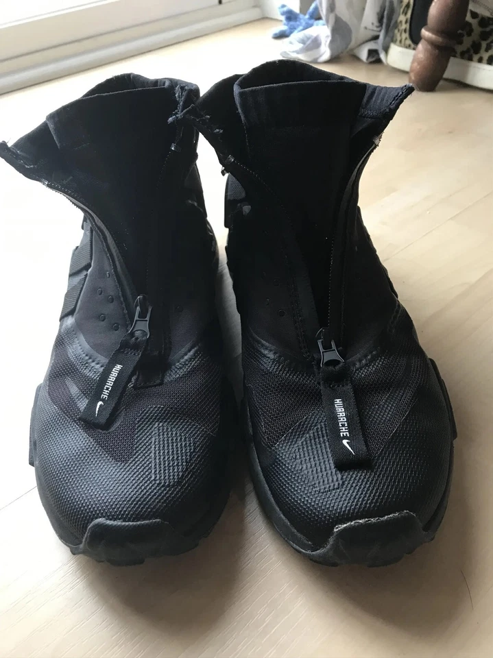 Nike Air Huarache Gripp Triple Black 10 US AO1730-002 - Image 2 of 4