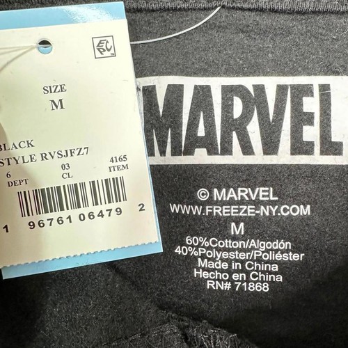 NWT Marvel Black Panther Women's Cropped Hoodie Black Size M - Picture 6 of 8
