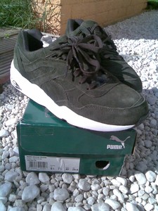 puma trinomic r698 olive