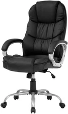 High Back Leather Office Chair Executive Office Desk Task Computer Chair