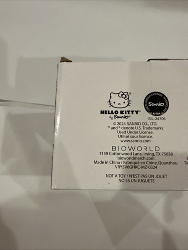 Sanrio Hello Kitty Ciotola Ramen con Bacchette 6"Ceramica 20oz Stelle Cuore Nuovo ⭐️ - Foto 6 di 8