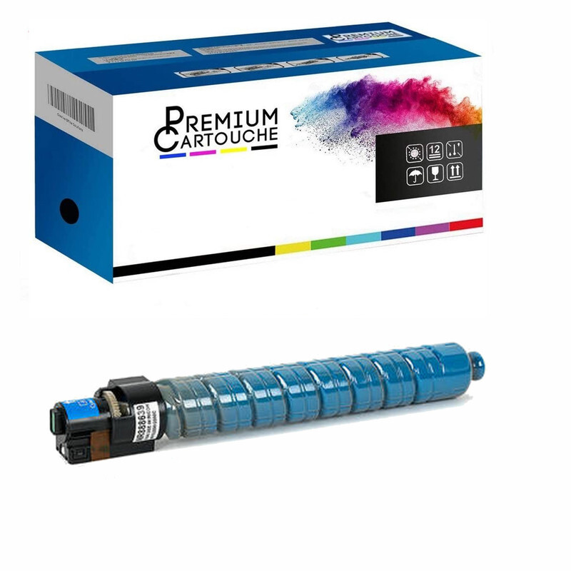 Toner cyan compatible 888643 pour imprimante laser de bureau