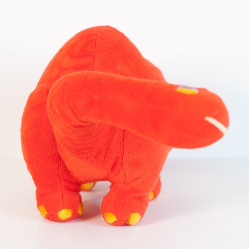 Manhattan Spielzeug Dinosaurier 17 Zoll Plüsch 2003 Vintage rot gelb Brontosaurus selten - Bild 3 von 10