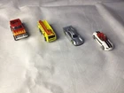 VTG Lot Of 4 1990s Matchbox and Hot Wheels: Mercedes CLK, Roadster, Fire Truck