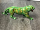Vintage 1976 He-Man Battle Cat Motu 10" Green Orange Striped Action Figure