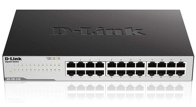 D-Link GO-SW-24G Gigabit Easy Desktop Switch 24x10/100/1000Gigabit-Ports schwarz