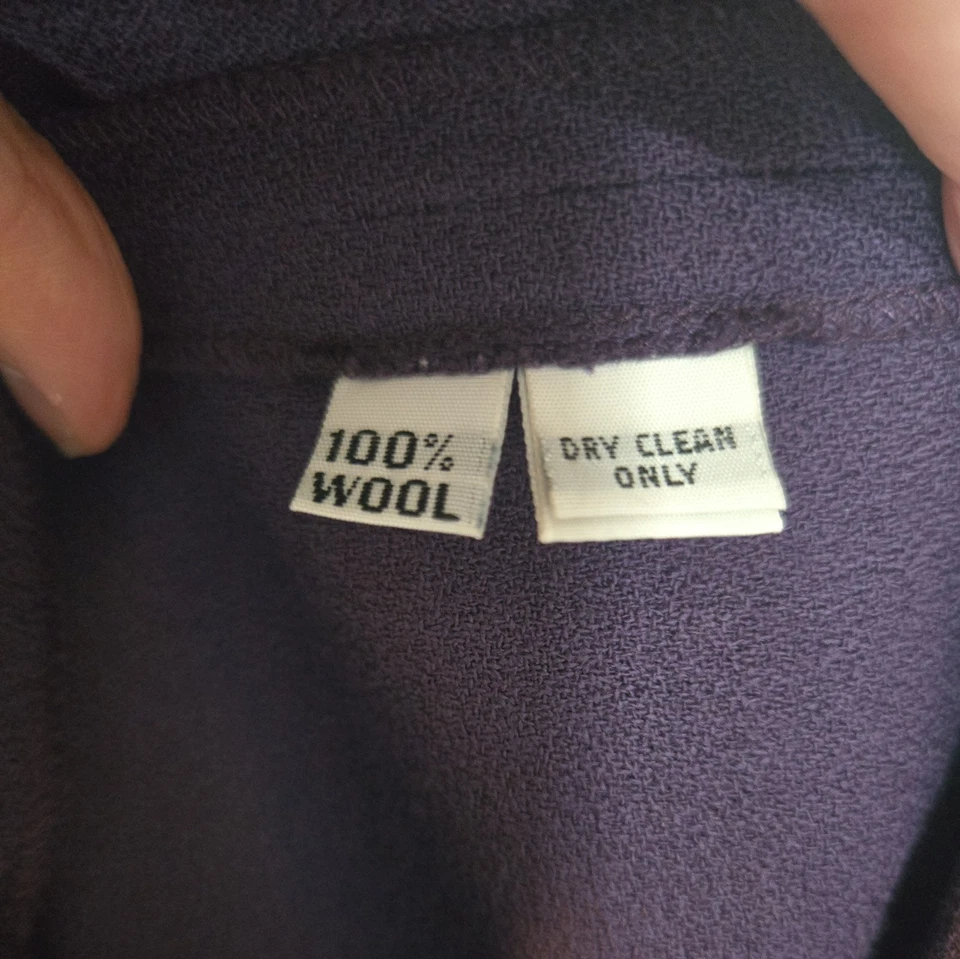 Vestido camisero vintage Bergdorf Goodman On The Plaza New York, púrpura medio rico Foto 3 de 4