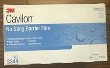 3M Cavilon No Sting Skin Barrier Film 1 mL Sterile 3344 30ct Exp 2027