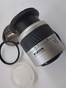 Minolta AF Zoom 28-80mm F3.5-5.6 D Full Frame Lens Silver + Lens Hood - NEW LIKE