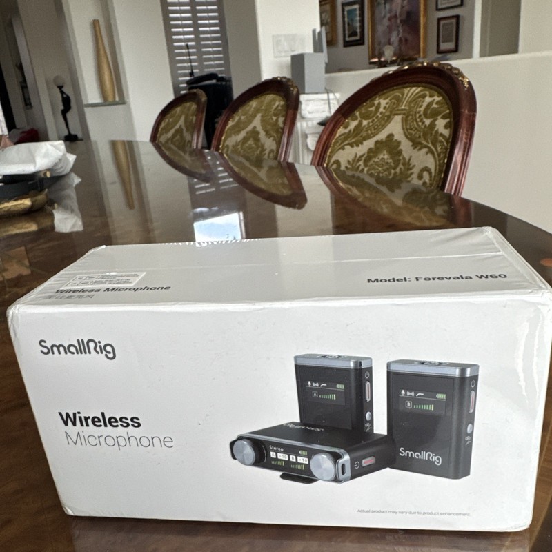 SMALLRIG FOREVALA W60 2-PERSON COMPACT WIRELESS MICROPHONE SYSTEM NEW NO RESERVE