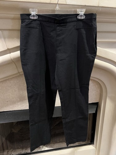 Akris, Pantalone Akris Punto donna taglia 10 nero con cerniera laterale vintage