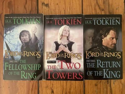 Lord of the Rings Trilogy 1 2 3 Fellowship o/t Ring, Two Towers, Return o/t King