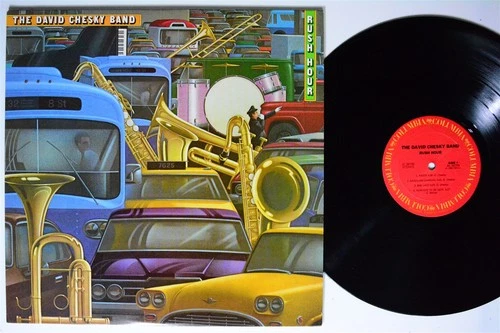DAVID CHESKY BAND Rush Hour COLUMBIA LP VG++ 1st press 1980 jazz-funk