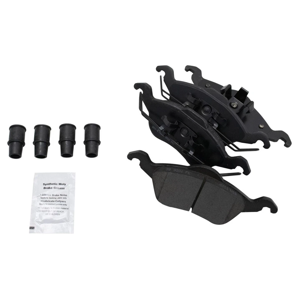 Pastillas de freno delanteras Posi metálicas y rotores ranurados perforados recubiertos de zinc Foto 4 de 4