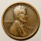 19123 S Lincoln Wheat Cent Penny VG-F  "Actual Coin Pictured"