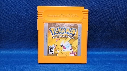 Pokemon Yellow Pikachu Edition Gameboy Authentic Cartridge - New Battery