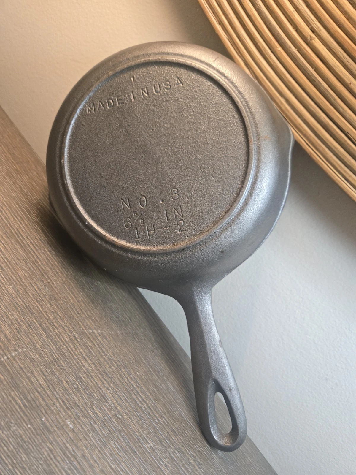 Birmingham Stove & Range Co BSR #3 Century Series Cast Iron Skillet Made In USA